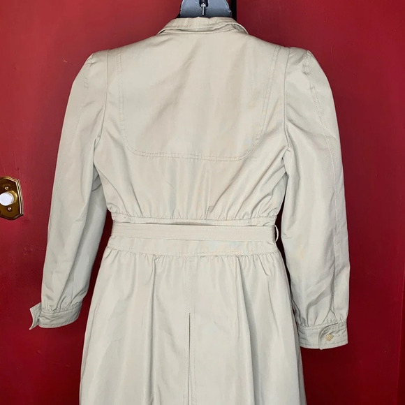J. Gallery Vintage Women’s Belted Trench Coat - Picture 7 of 8